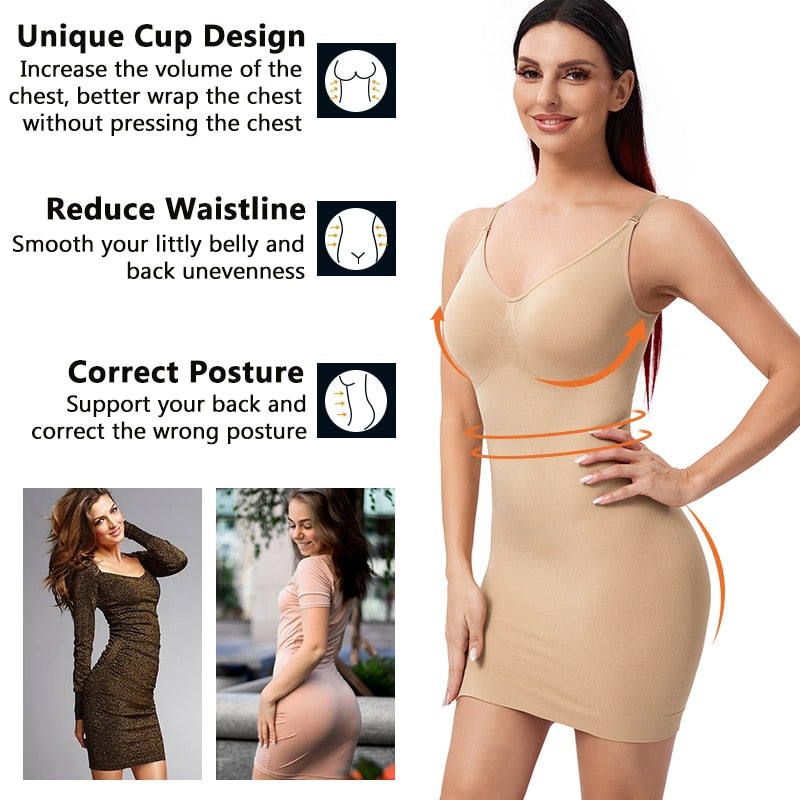 Sexy Women's Body Shapewear Corset Underwear for Hip Abdomen Control - Summer Thin One-Piece Bodysuit